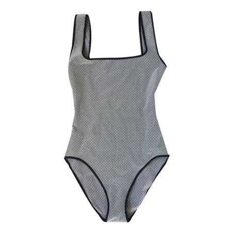 NEW HERMES PARIS BLEU NOIR MAILLOT DE BAIN ONE 